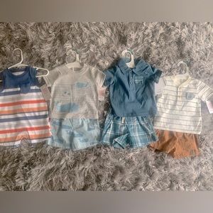 NWT Carters 7pcs Baby Boy Clothes Bundle Size 3 month